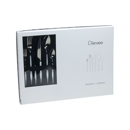 Bestekset Sara Zilver Wit 36-delig - OSMAN Home Collection