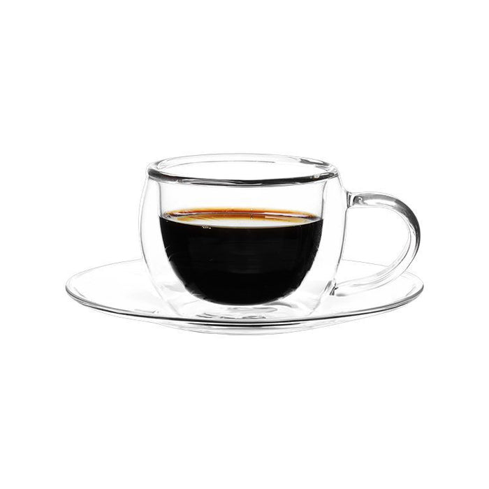 Glazen Espresso set Dubbelwandig 2 Stuks - OSMAN Home Collection